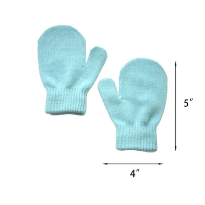 MOQ50 Winter Baby Knitted Mittens
