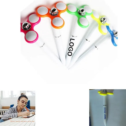 Fidget Spinner with Ballpoint Pen