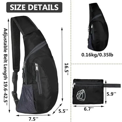 Waterproof Crossbody Shoulder Chest Backpack