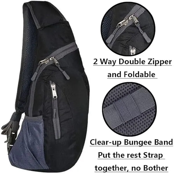 Waterproof Crossbody Shoulder Chest Backpack