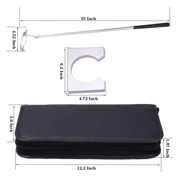 Portable Golf Putter Set Kit with Carrying Bag