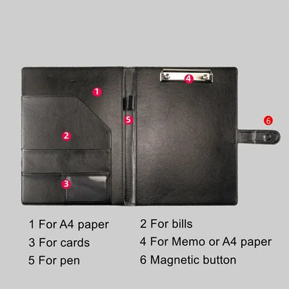 PU Cover Padfolio Writing Pad
