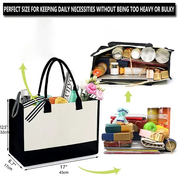 Canvas Tote Bag for Women Personalized Gifts