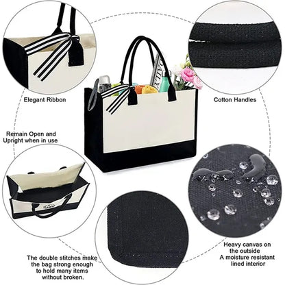 Canvas Tote Bag for Women Personalized Gifts