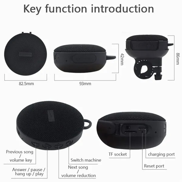 Waterproof Bicycle Wireless Speakers Sunglass Eyeglass Organ