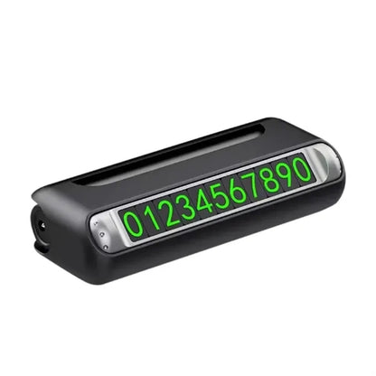 Versatile Car Parking Sign with Safety Hammer Number Plate