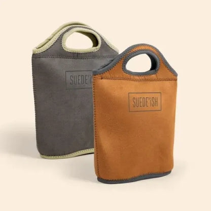 VENTI - SUEDE-ISH NEOPRENE LUNCH BAG