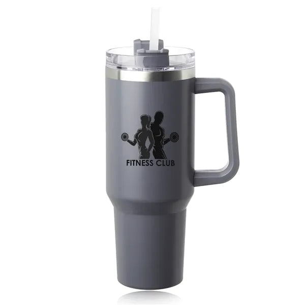 40 oz. Alps Stainless Steel Travel Mug with Handle