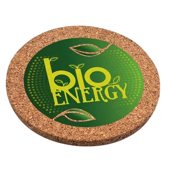 Cork Wood Coaster - Full Color Graphic