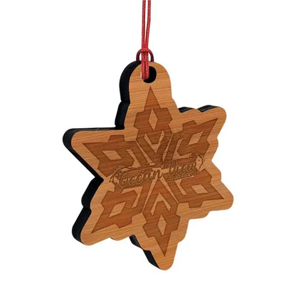 Custom Laser Etched Bamboo Ornaments