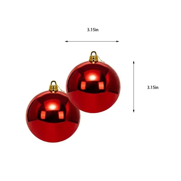 Christmas tree decoration electroplating glossy matte ball