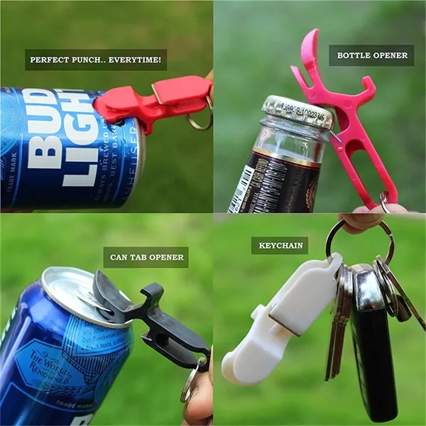 Beer Shotgun tool bottle opener keychain