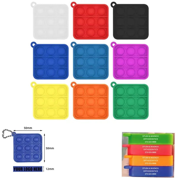 Pop Push it Keychain Fidget Toys