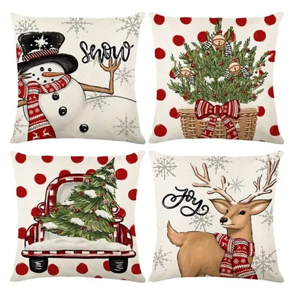 18x18 Inch Christmas Decor Pillow Cover
