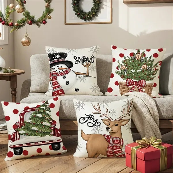 18x18 Inch Christmas Decor Pillow Cover