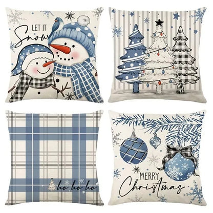 18x18 Inch Christmas Throw Pillow Cover