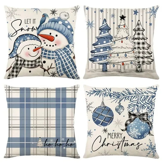 18x18 Inch Christmas Throw Pillow Cover