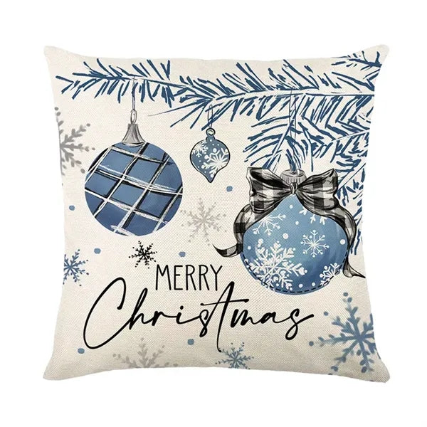 18x18 Inch Christmas Throw Pillow Cover