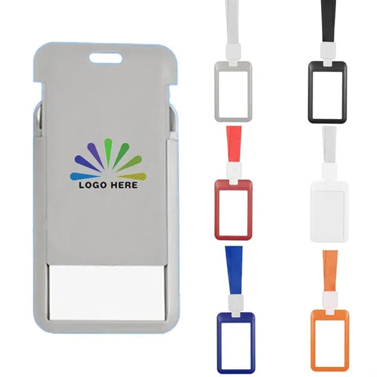 ID Badge Holder with Lanyard