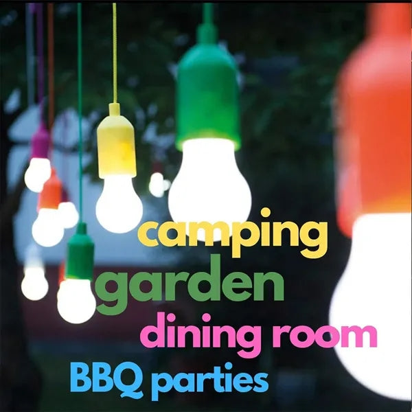 Colorful bright portable decorative hanging rope LED light