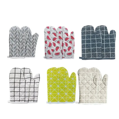 Oven Mitts Non-Slip Cooking Gloves