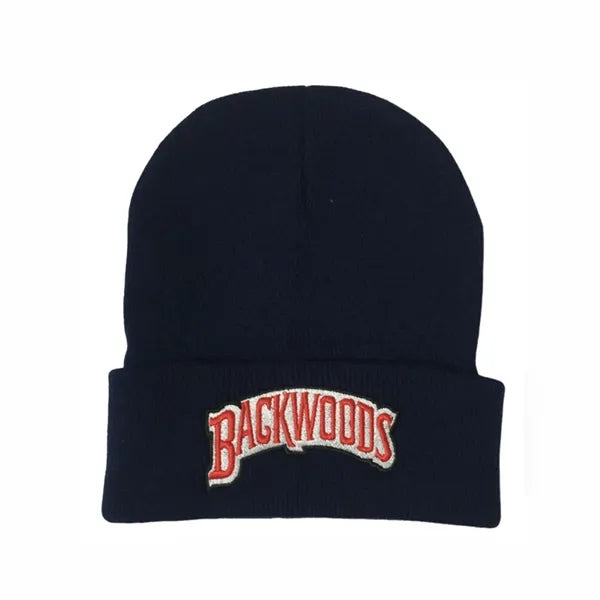 Knit Cuff Beanies-Embroidered Deco.
