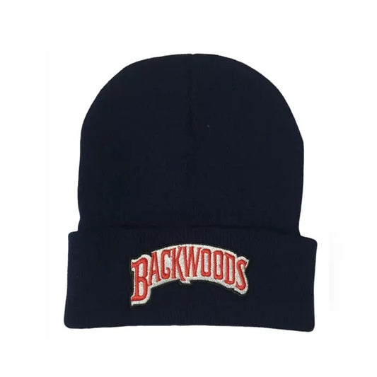 Knit Cuff Beanies-Embroidered Deco.
