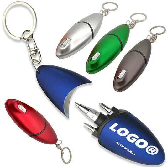 5 in 1 Touch Screen Ballpoint Pen With LED Light Screwdriver