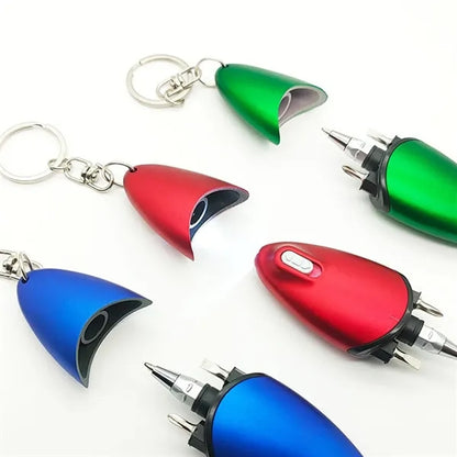 5 in 1 Touch Screen Ballpoint Pen With LED Light Screwdriver