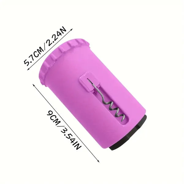 3-in-1 multifunctional magnetic bottle opener for wine/beer