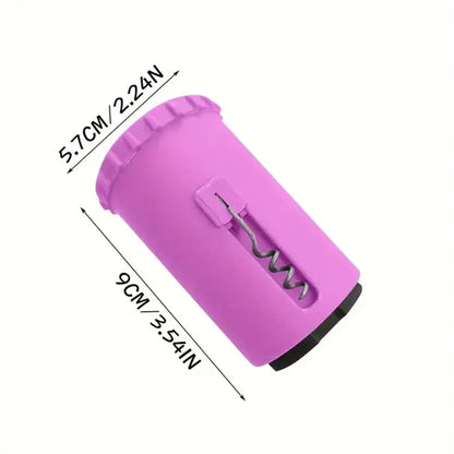 3-in-1 multifunctional magnetic bottle opener for wine/beer