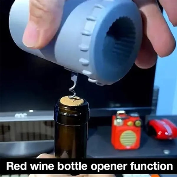 3-in-1 multifunctional magnetic bottle opener for wine/beer