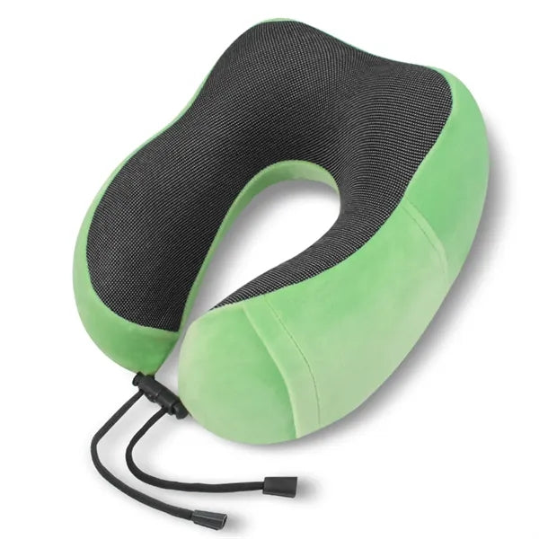 Portable Side Storage Memory Foam U Shape Travel Pillow