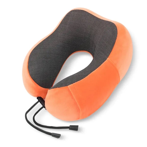 Portable Side Storage Memory Foam U Shape Travel Pillow