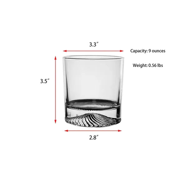 9oz High End Creative Whiskey Wine Thickened Glass Cup