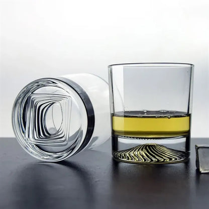 9oz High End Creative Whiskey Wine Thickened Glass Cup