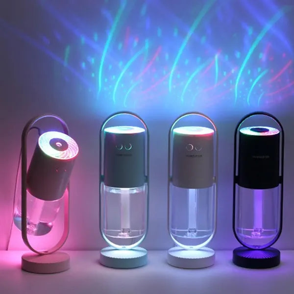 USB Charging Rotatable Projection Humidifier Air Purifier