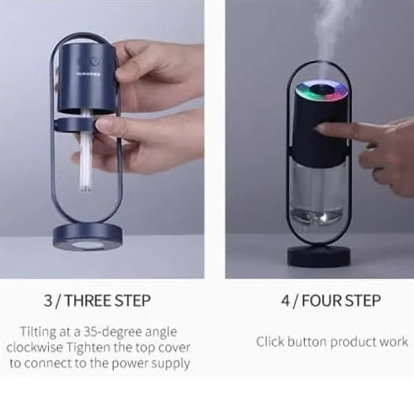 USB Charging Rotatable Projection Humidifier Air Purifier
