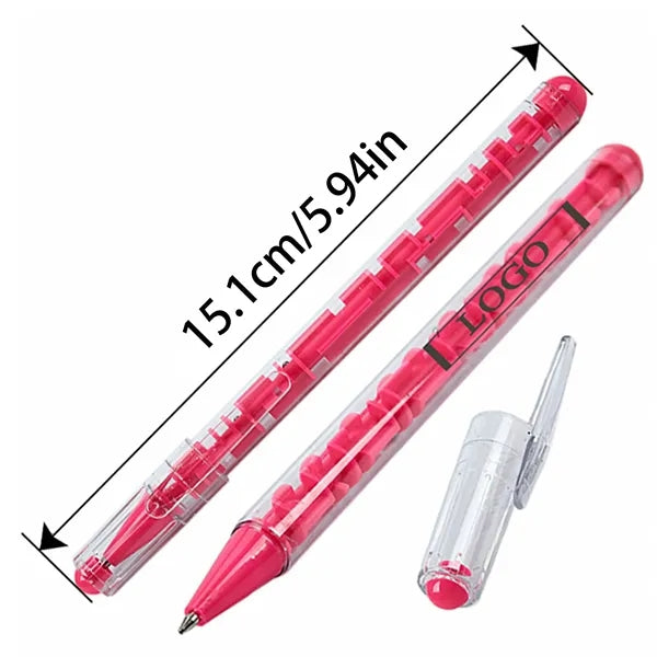 Fun Educational Maze Ball Ballpoint Pen Customizable Logo