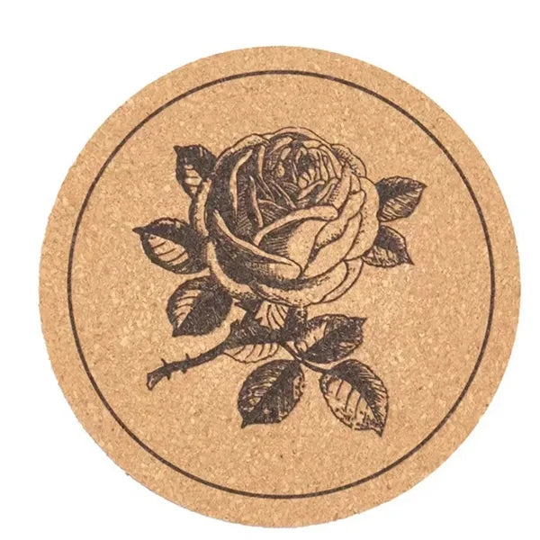 Insulation Round Cork Coaster Full Page Printing Possible