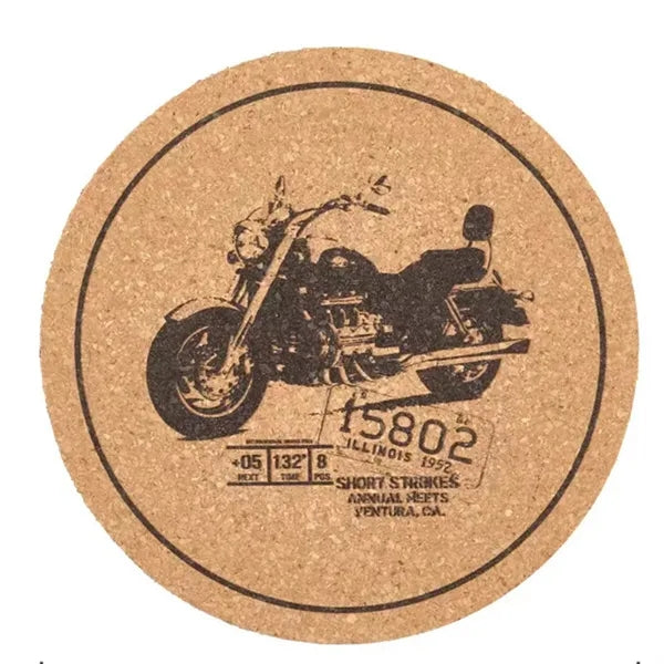 Insulation Round Cork Coaster Full Page Printing Possible