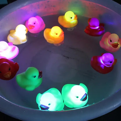 Swim Rubber Ducks Luminescent Toys