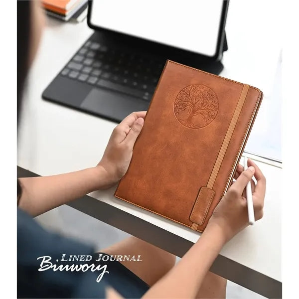 A5 Hardcover Leather Notebook
