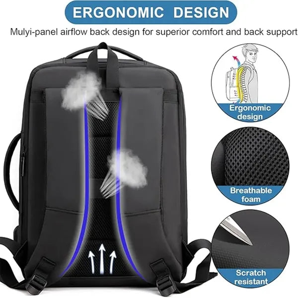 15.6 inch Expandable Business Laptop Backpacks For Travel