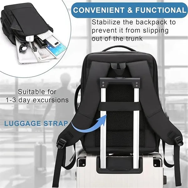 15.6 inch Expandable Business Laptop Backpacks For Travel