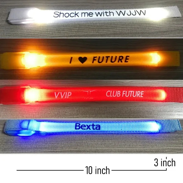 LED flashing light bracelet for event party concerts