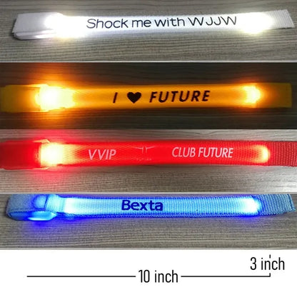 LED flashing light bracelet for event party concerts