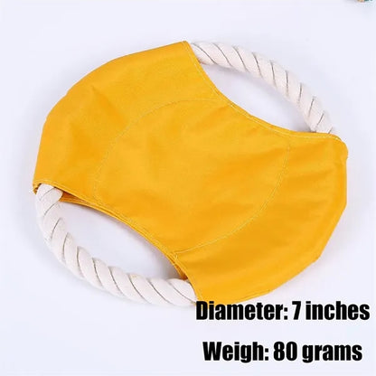 Pet Toy Cotton Rope Flying disc