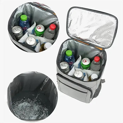 Spot outdoor warm insulation backpack camping picnic bag