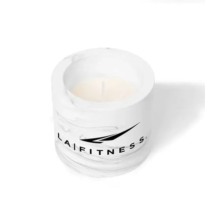 ZenGlow Soy Candle in Plaster Jar